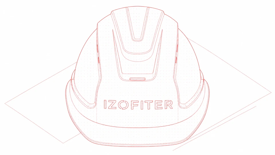 IZOFITER darbuotojo šalmas